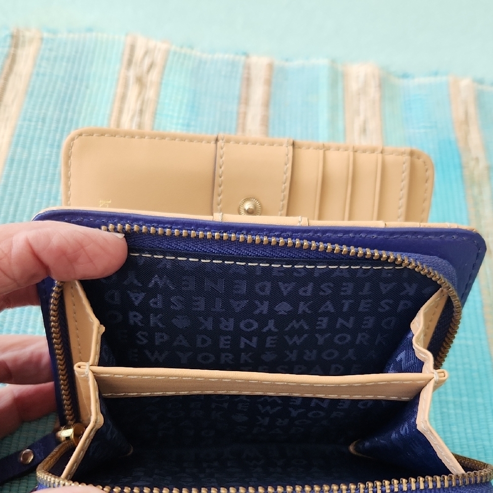 Kate Spade Blue Wallet - Picture 3 of 4